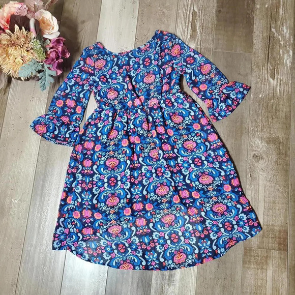 Faded Glory Fg Fashion Boho Hi-Low Dress Girl's Small (6-6X) - Picture 10 of 11